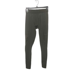 UNDER ARMOUR Cold Gear Mens Size S Green Winter Compression Tight Leggings Pant